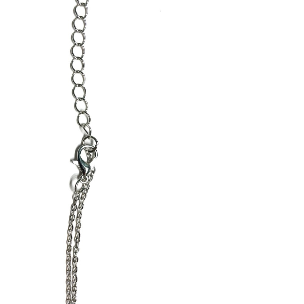 Simple dainty heart pendant silver tone - Picture 6 of 6